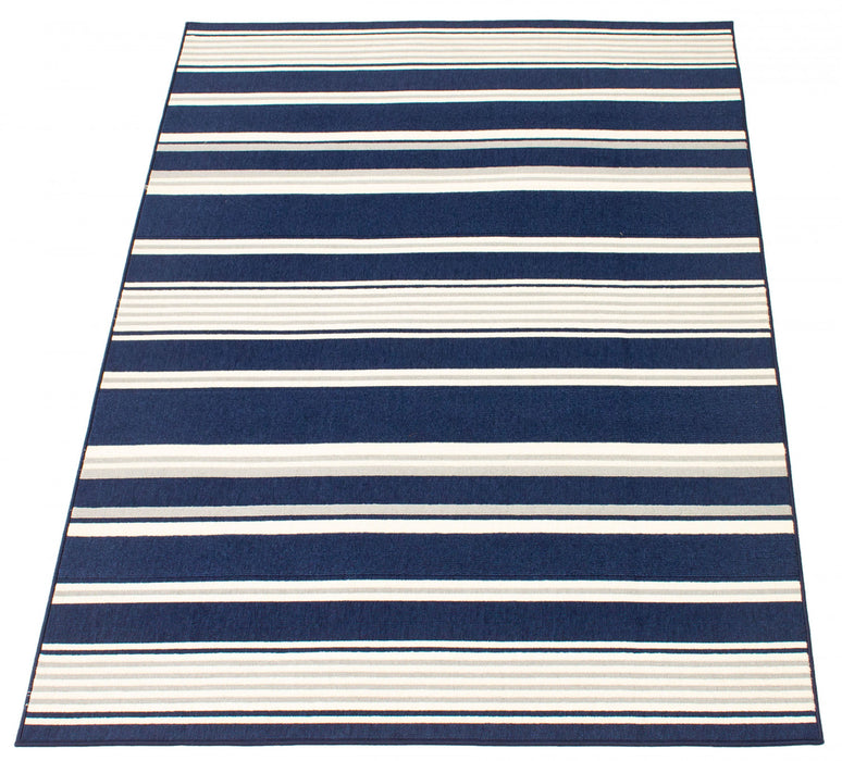 Carpette Talya bleu marine 4 pi 7 po x 6 pi 7 po