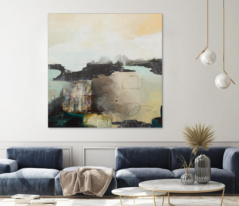 Œuvre d’art murale Giant Art « Around The Corner » 54 x 54