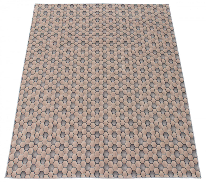 Carpette Ranger taupe/grise 3 pi 11 po x 5 pi 11 po