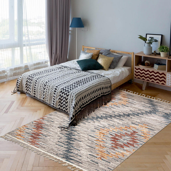  Carpette Vera Sun ivoirebleue - 5 pi 2 po x 7 pi 5 po