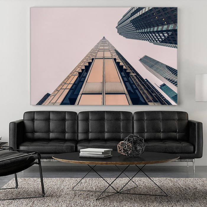Œuvre d’art murale Giant Art « Skyline View » 72 x 48