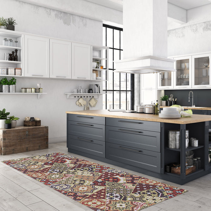 Carpette Bellezza rougevert 2 pi 2 po x 4 pi 0 po