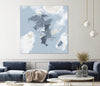 "Peaches And Cream Ii" Giant Art 72x72 Wall Art