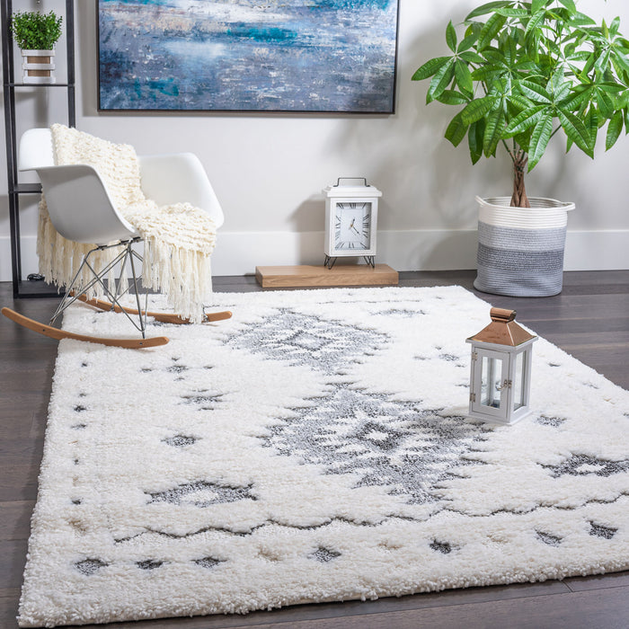 Carpette Lola Diamond grise 8 x 11