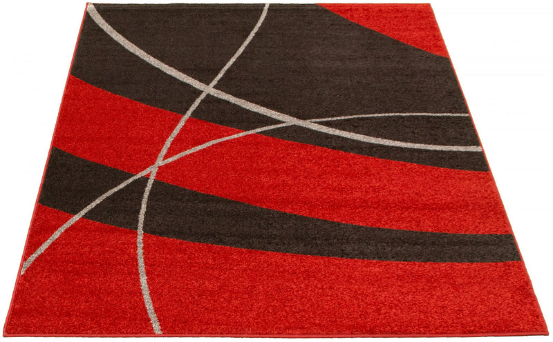 Carpette Carson rouge - 7 pi 10 pox 10 pi 2 po