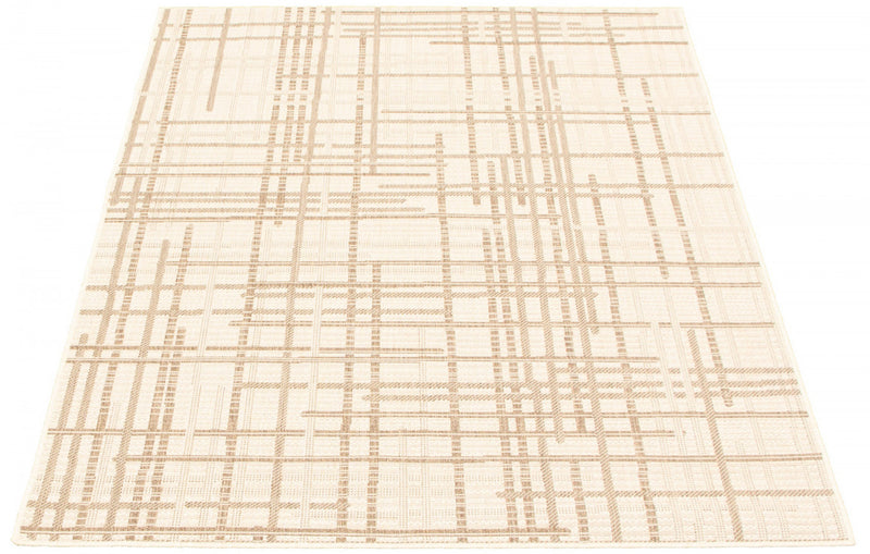 Carpette Sadie Burburry champagne taupe - 5 pi 3 pox 7 pi 7 po