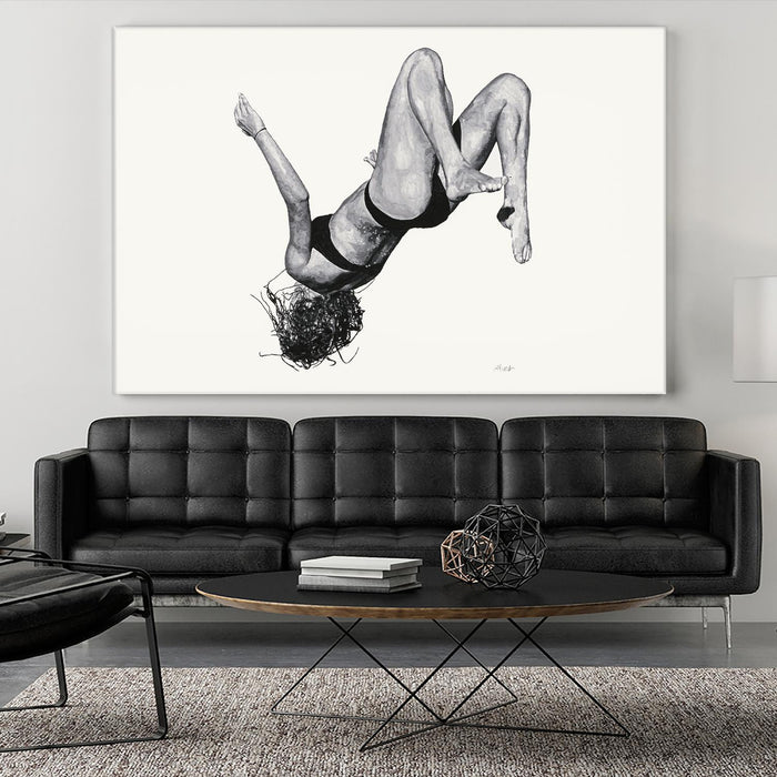 Œuvre d’art murale Giant Art « Tricia » 72 x 48