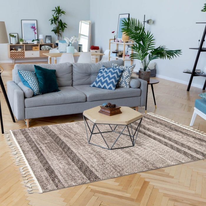  Carpette Vera Coastal griseivoire - 5 pi 2 po x 7 pi 5 po