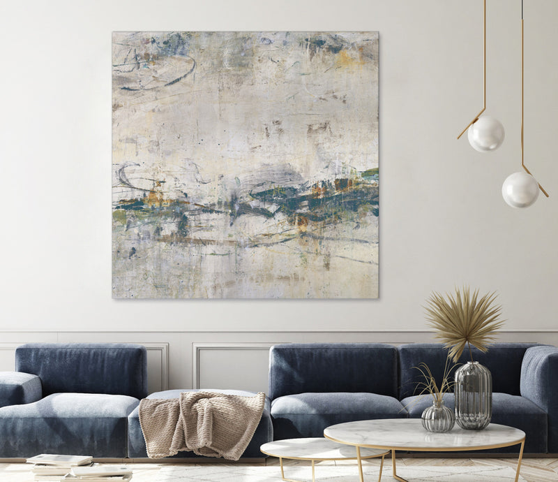 Œuvre d’art murale Giant Art « Broken Road Iv » 72 x 72