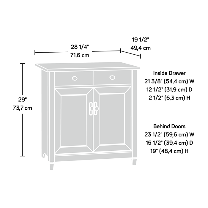 Armoire de rangement Edge Water - noir Estate