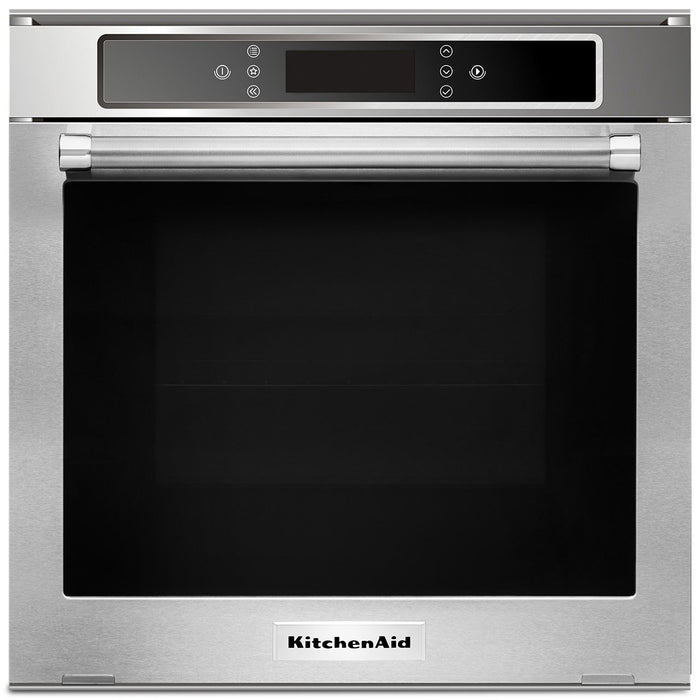 Four mural électrique simple 24 po KitchenAid de 2,6 pi3 - KOSC104FSS