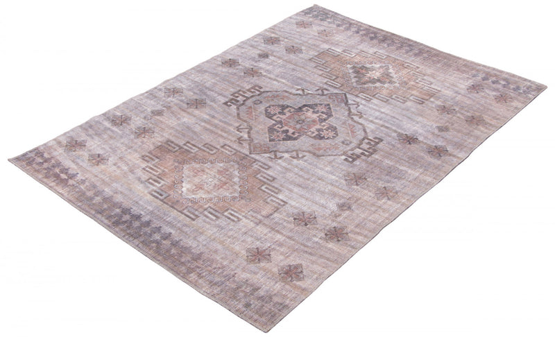 Carpette Kashkuli grise 7 pi 10 po x 10 pi 0 po