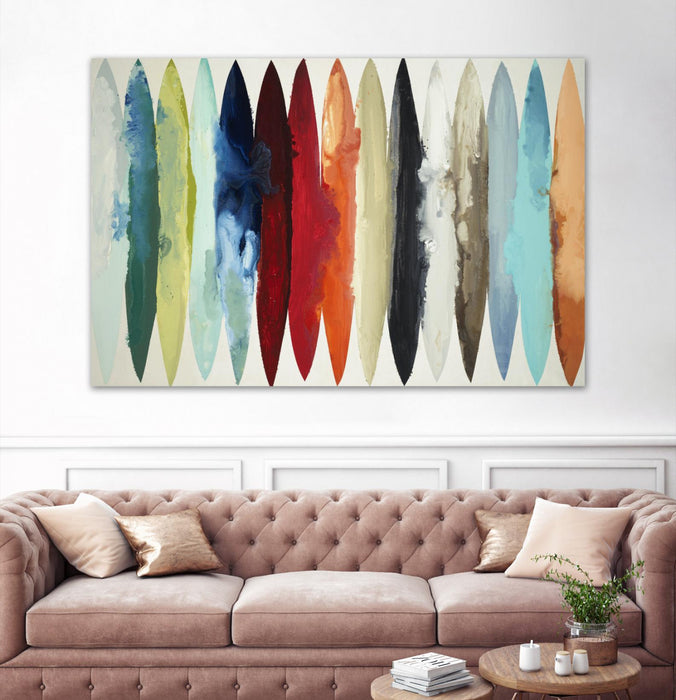 Œuvre d’art murale Giant Art « Even Flow » 72 x 48
