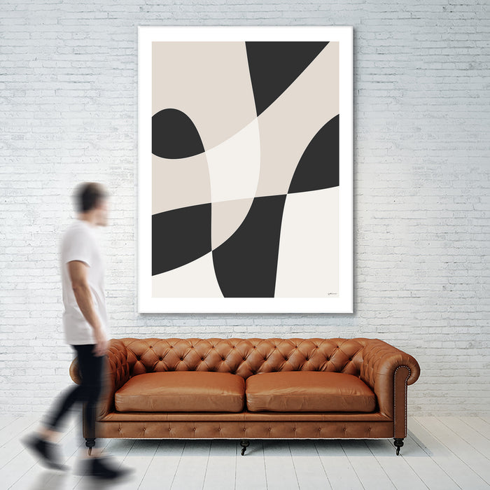 Œuvre d’art murale Giant Art « Art Graphique » 72 x 54