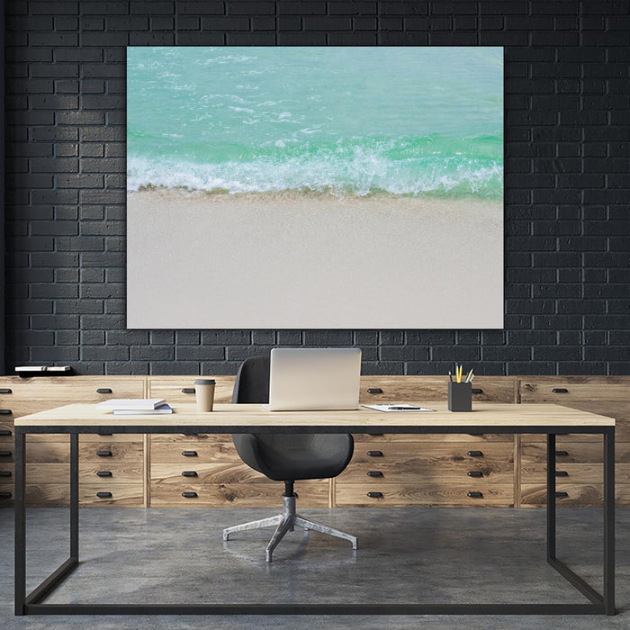 Œuvre d’art murale Giant Art « Little Waves » 72 x 54
