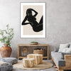 "Untitled" Canvas Framed Black 30x40 Wall Art