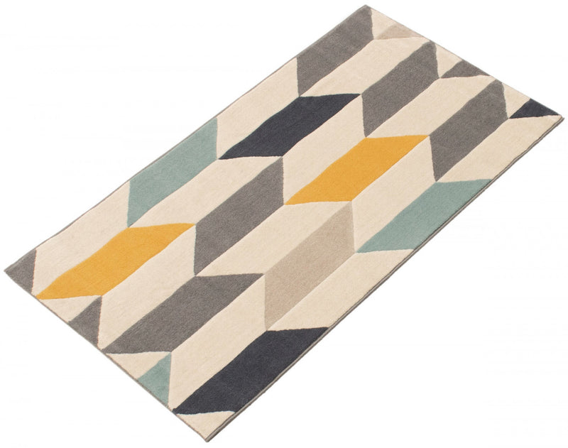 Carpette Zima multiColoure 2 pi 8 po x 4 pi 11 po
