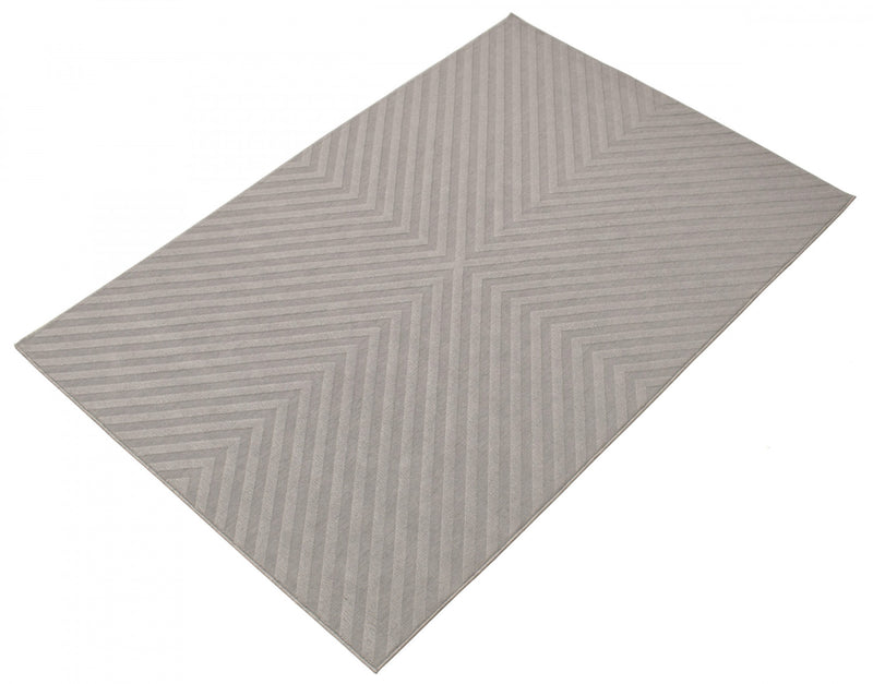 Carpette Dodie grise 6 pi 7 po x 9 pi 6 po