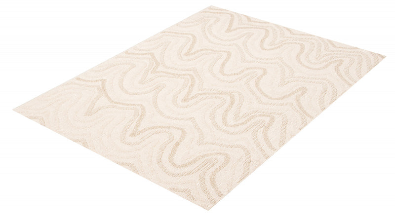 Carpette Elissa beige - 6 pi 7 po x 9 pi 6 po