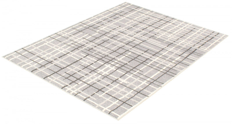 Carpette Taite argent - 3 pi 11 pox 5 pi 7 po