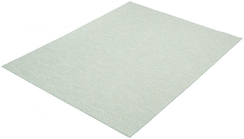 Carpette Neisha Diamond menthe 5 pi 3 po x 7 pi 3 po