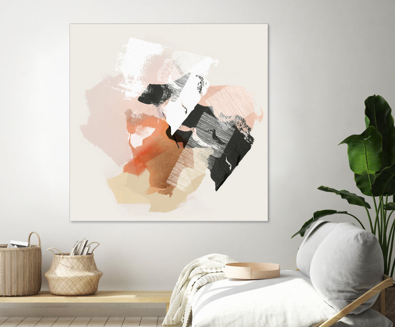 Œuvre d’art murale Giant Art « New Dawn I » 54 x 54