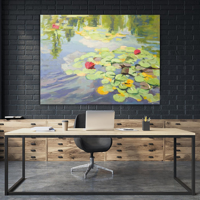 Œuvre d’art murale Giant Art « No Cloudy Days » 72 x 54