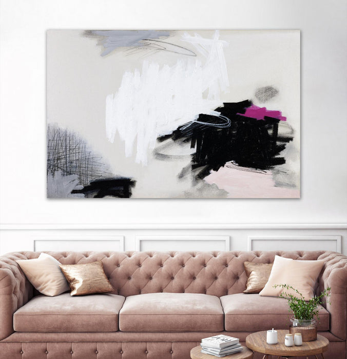Œuvre d’art murale Giant Art « Emotion » 84 x 54