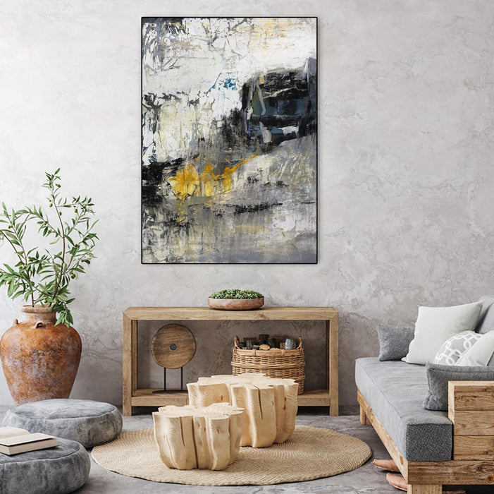 Œuvre d'art murale sur toile encadrée noire « The Hike » 18 x 24