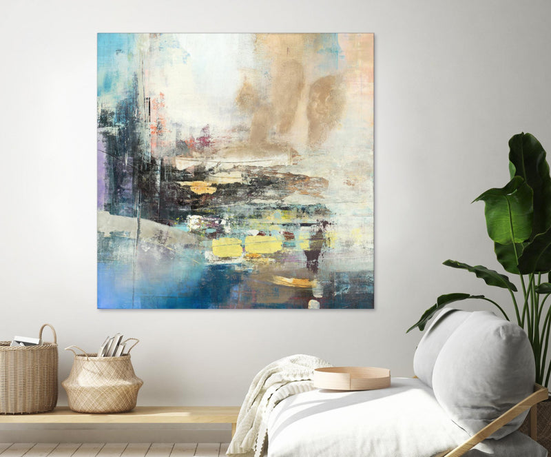 Œuvre d’art murale Giant Art « Awaken I » 54 x 54