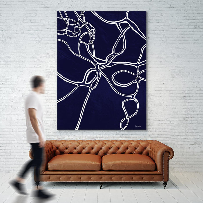 Œuvre d’art murale Giant Art « Blueprint » 72 x 54