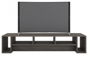 Nordika 72" TV Stand - Grey | Meuble pour téléviseur Nordika de 72 po - gris | D08HMPLB