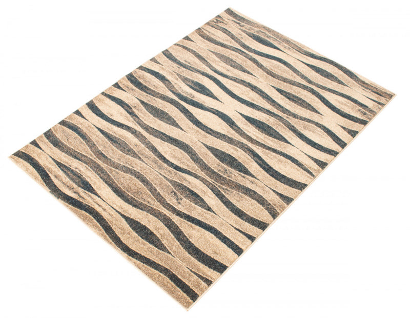 Carpette Arusha ivoirebleu 6 pi 7 po x 9 pi 6 po