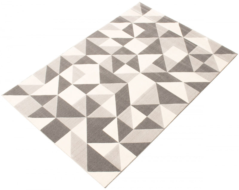Carpette Nuria grise 5 pi 3 po x 7 pi 7 po