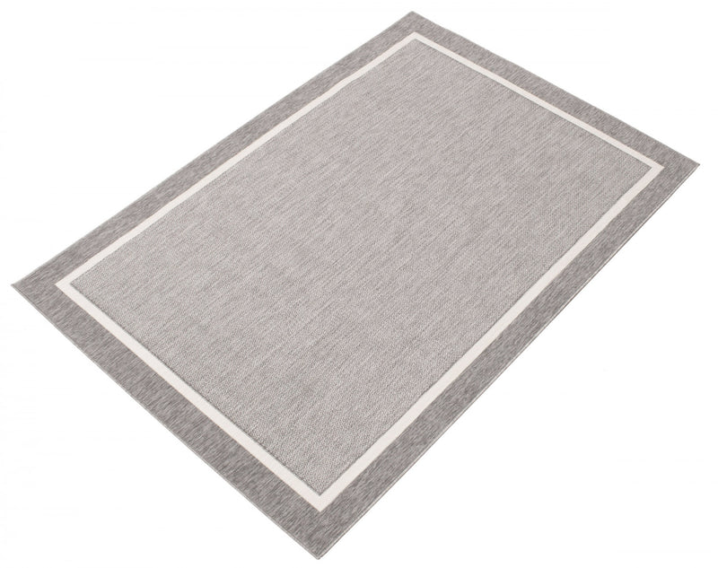 Carpette Marina grise 5 pi 3 po x 7 pi 7 po