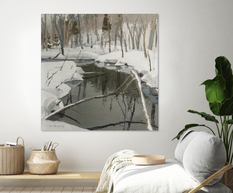 Œuvre d’art murale Giant Art « In The Deep Woods » 72 x 72