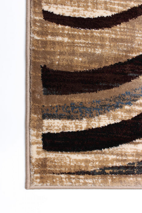 Carpette Allonah bleue - 6 pi 7 po x 9 pi 6 po