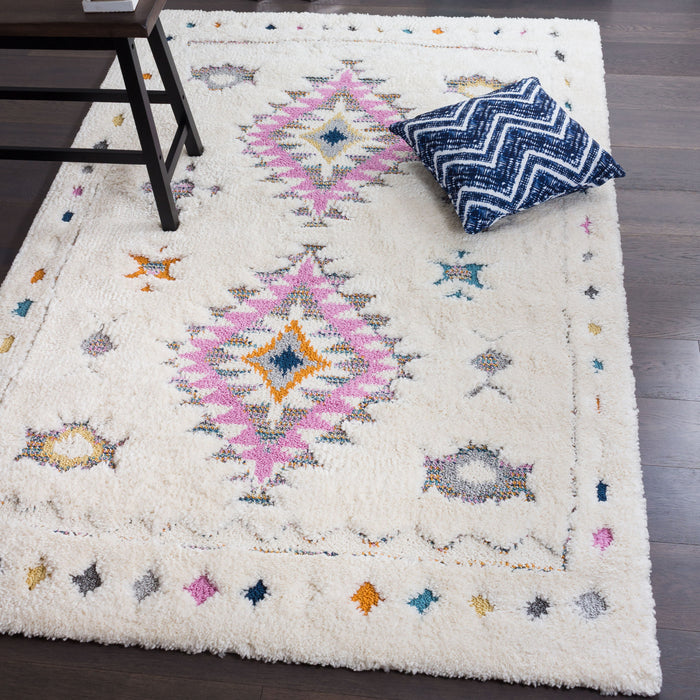 Carpette Lola à motifs de diamants 3 x 5