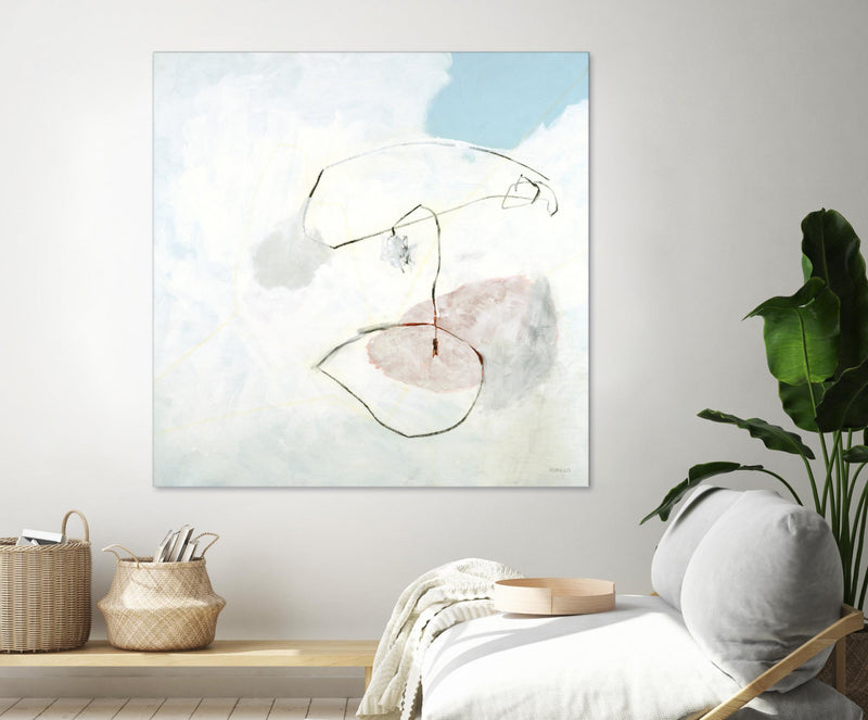 Œuvre d’art murale Giant Art « Sweet Solitude » 54 x 54