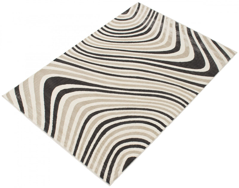 Carpette Nikkos taupe 3 pi 11 po x 5 pi 7 po