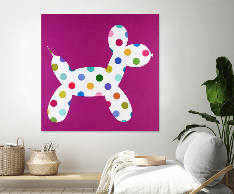 Œuvre d’art murale Giant Art « Dottie » 54 x 54