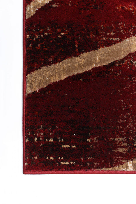 Carpette Cherokee rouge - 5 pi 3 po x 7 pi 3 po