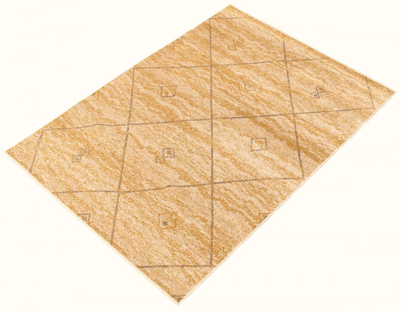 Tapis Grande Ivoire / Or 3pi 11 po X 5pi 7po