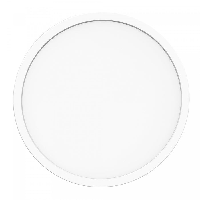 Plafonnier affleuré II blanc à 1 ampoule à DEL