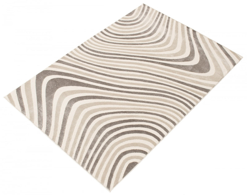 Carpette Nikkos ivoire 5 pi 3 po x 7 pi 7 po