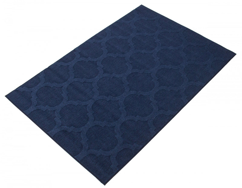 Carpette Sophie bleu marine - 6 pi 7 po x 9 pi 6 po