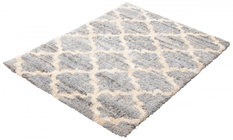  Carpette Dimity grisebleu clair - 6 pi 7 po x 9 pi 6 po