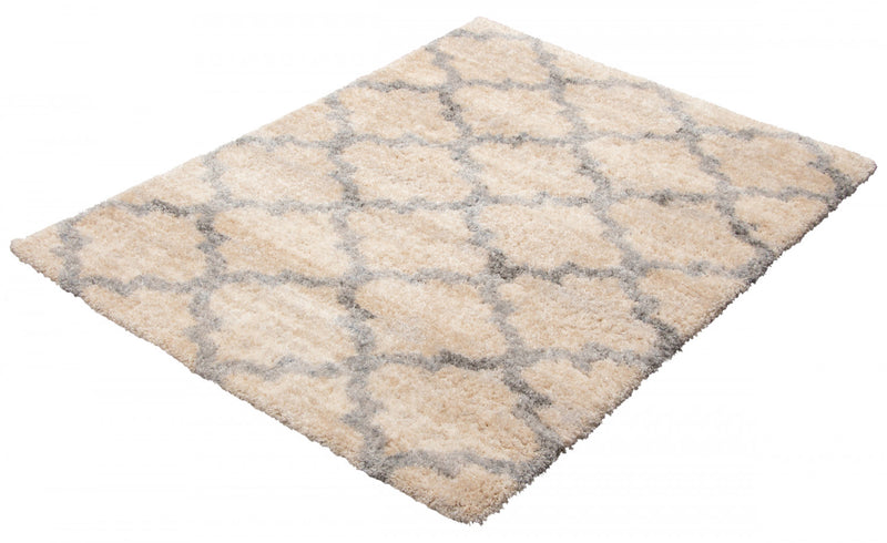  Carpette Dimity brun clair - 6 pi 7 po x 9 pi 6 po