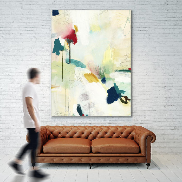 Œuvre d’art murale Giant Art « Medley 2 » 72 x 54