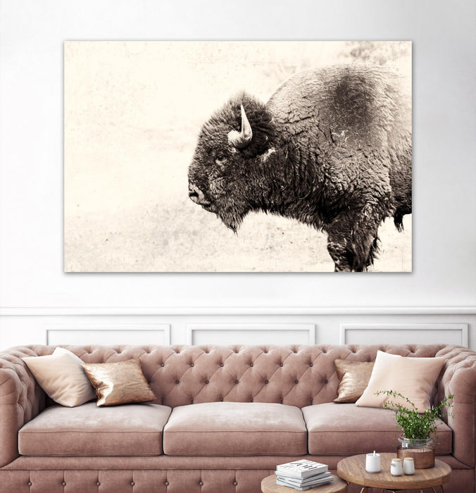 Œuvre d’art murale Giant Art « Buffalo » 72 x 48